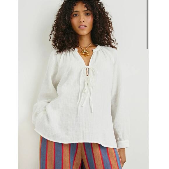 NWOT Women’s Rails Brielle Top in White SZ M - Picture 2 of 8